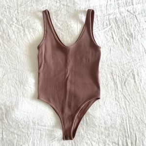 Taupe/Mauve Zara Bodysuit | XS-S